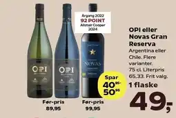 SuperBrugsen OPI eller Novas Gran Reserva tilbud