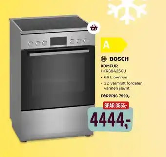 Skousen BOSCH Komfur HKR39A250U tilbud