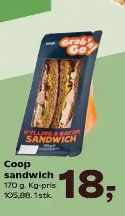 SuperBrugsen Coop sandwich tilbud