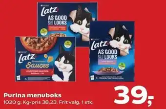 SuperBrugsen Purina menuboks tilbud