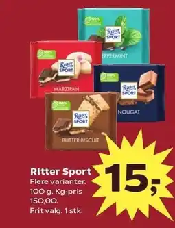 SuperBrugsen Ritter Sport tilbud