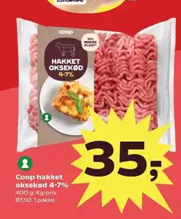 SuperBrugsen Coop hakket oksekød 4-7% tilbud