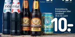 REMA 1000 Kronenbourg, Grimbergen eller Jacobsen tilbud