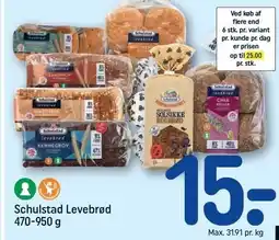 REMA 1000 Schulstad Levebrød tilbud