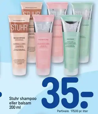 REMA 1000 Stuhr shampoo eller balsam tilbud