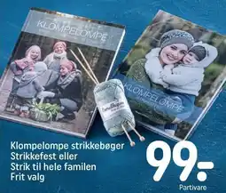 REMA 1000 Klompelompe strikkebøger tilbud