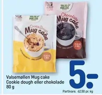 REMA 1000 Valsemøllen Mug cake Cookie dough eller chokolade tilbud