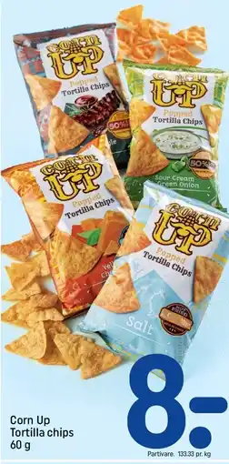 REMA 1000 Corn Up Tortilla chips tilbud