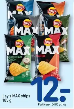 REMA 1000 Lay's MAX chips tilbud