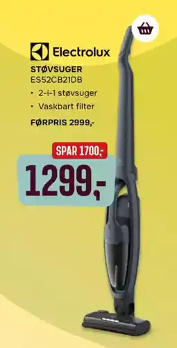 Skousen ELECTROLUX Støvsuger ES52CB21DB tilbud