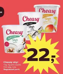 Kvickly Cheasy skyr tilbud