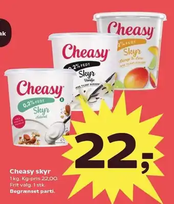 Kvickly Cheasy skyr tilbud