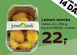 Kvickly Lemon snacks tilbud