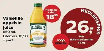 Kvickly Valsølille appelsin juice tilbud