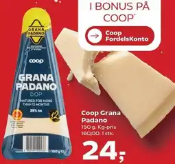 Kvickly Coop Grana Padano tilbud