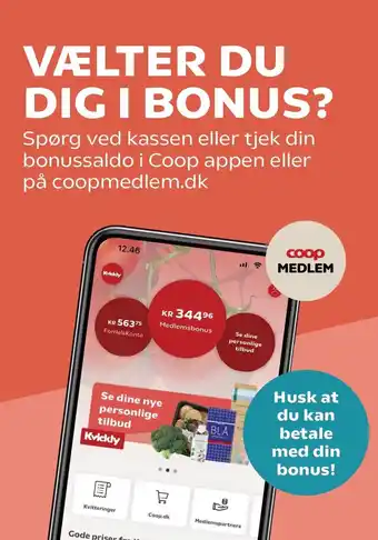 Kvickly VÆLTER DU DIG I BONUS? tilbud