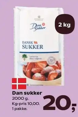 Kvickly Dan sukker tilbud