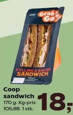 Kvickly Coop sandwich tilbud