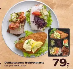 Kvickly Delikatessens frokostplatte tilbud