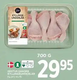 MENY GESTUS DANSKE KYLLINGEUNDERLÅR 700 G tilbud