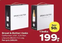 Kvickly Bread & Butter i boks tilbud