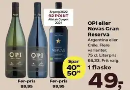 Kvickly OPI eller Novas Gran Reserva tilbud