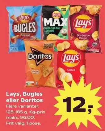 Kvickly Lays, Bugles eller Doritos tilbud