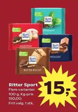 Kvickly Ritter Sport tilbud