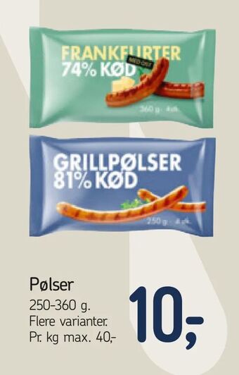 Føtex Pølser tilbud