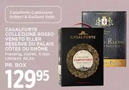 MENY CASALFORTE COLLEZIONE ROSSO VENETO ELLER RÈSERVE DU PALAIS CÔTES DU RHÔNE tilbud