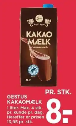 MENY GASTUS KAKAOMÆLK 1 LITER tilbud