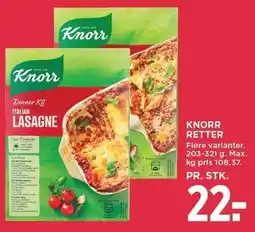 MENY KNORR RETTER tilbud