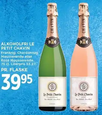 MENY ALKOHOLFRI LE PETIT CHAVIN 75 cl tilbud