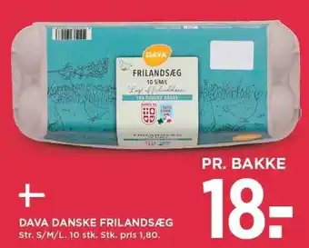 MENY DAVA DANSKE FRILANDSÆG tilbud