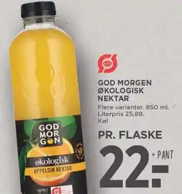 MENY GOD MORGEN ØKOLOGISK NEKTAR 850 ml tilbud