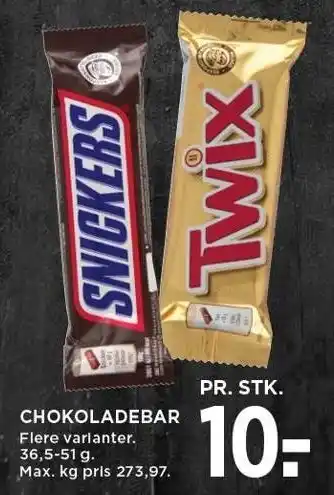 MENY CHOKOLADEBAR tilbud