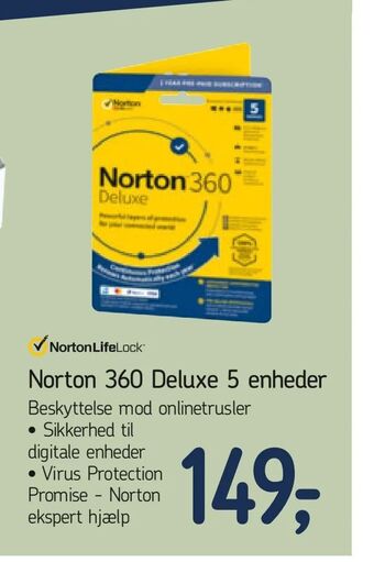 Føtex Norton 360 Deluxe 5 enheder tilbud