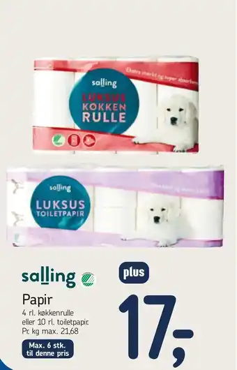 Føtex Papir tilbud