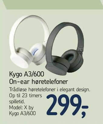 Føtex Kygo A3/600 On-ear høretelefoner tilbud