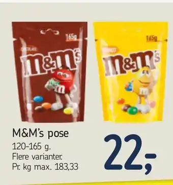 Føtex M&M's pose tilbud