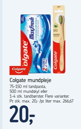 Føtex Colgate mundpleje tilbud