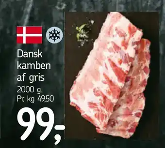 Dansk kamben af gris