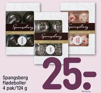 REMA 1000 Spangsberg flødeboller 4 pak/124 g tilbud