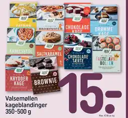 REMA 1000 Valsemøllen kageblandinger 350-500 g tilbud