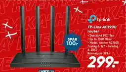 Bilka TP-Link AC1900 router tilbud