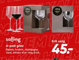 Bilka 4-pak glas tilbud