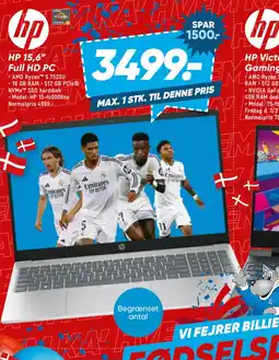 Bilka HP 15,6” Full HD PC tilbud