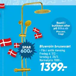 Bilka Bluerain brusesæt tilbud