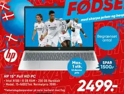 Bilka HP 15” Full HD PC tilbud