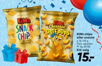 Bilka KiMs chips eller snacks tilbud